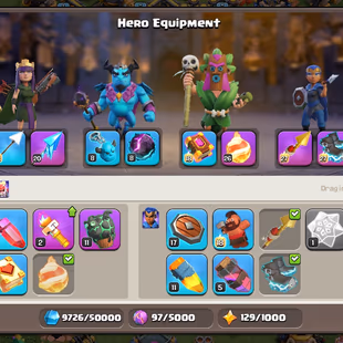 TH18 NEAR MAX || GOOD WALLS || HIGH DEFENCE || GUARDIAN MAX || RENAME FREE || 10 EPIC EQUIPMENTS || INSTANT DELIVERY  - Image 6