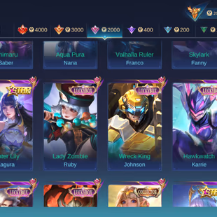 M310|LVL96|131HEROES|458SKIN|MEGACOLLECTORIII|2LEGEND|4ASPIRANTS|2STARWARS|5KOF|4SANRIO|MYTHICALGLORYS39 - Image 4