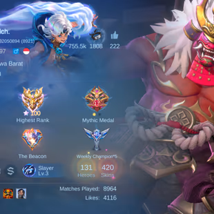 RARE ASSASIN FIGHTER MM BASED ACC || 3 LEG 12 GRAND 12 EXQUISITE || MEGA COLLECTOR 5 || EX 100 STAR || GOOD WR || 124 MS - Image 6