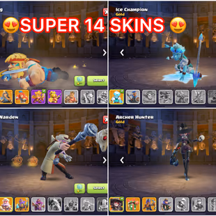 🎯TH18 ACCOUNT - 25 EQUIPMENTS LOADED - 14 SKINS 💎- HIGH HERO - OLD OBSTACLES - 812 GEMS - INSTANT DELIVERY - Image 7