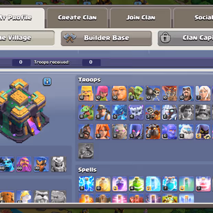 TH 14 FULLY MAX NOTHING LEFT-XP 213- [ 6 EPIC EQUIPMENT MAX-NC 500-HERO 85-85-60-60-30-BEST DEAL - Image 4