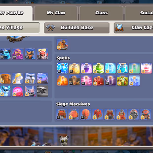 🌟RARE GERMANY LOCAL 🌟11 EPIC MAX | TH 18 MAX DEFENCE | FROST AGE FULL SKIN SET | LEAGUE KING | 4X RARW SCENERY  - Image 4