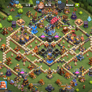 Th18 | Hero-103-105-72-43 | Equipment-15-Epic Almost Max | XP-218 | Defence Wall Almost Max | NC-Yes | BEST-DEAL - Image 1