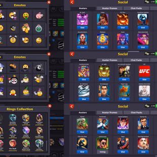 701 LEVEL ACCOUNT | VIP Black Diamond | 74 CCP | Miniclip Unlimited PW Change | 7 Digit Golden UID | Fresh Account - Image 4