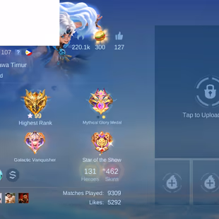 [IOS/ANDROID] CEL LVL 107 | 131 HEROES | 462 SKINS | EXALTED 1 | COLLAB HITS | FREYA LEGEMD - XAVIER COLLECTOR - GUSION  - Image 6