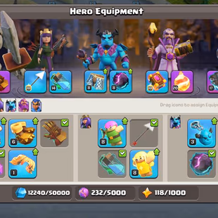 🔥FREE 1 ACC!! TH 17 - WALL FULL MAXED⚡ XP 219 | PET 11 | 4 EPIC EQUIP (GG14-F20-EB17-RS17) | 66-66-44-48-41 | BUILDER 6 - Image 5