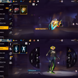 iOS/Android - MENA - Level 49 - Rank Diamond - Set 12 - Emote 2 - Weapon 39 -Artifact 1 - Mythic 7 - Epic 13 - Code1449 - Image 6