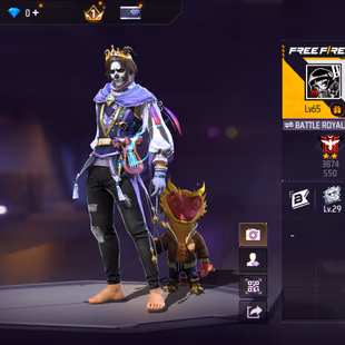 FF272|Lv 65/370 Weapon (65 Mythic)/365 Costume (8 Mythic)/101 BACKPACK (4 Artifact + 39 Mythic)/54 Emote (15 Mythic)/100 - Image 1