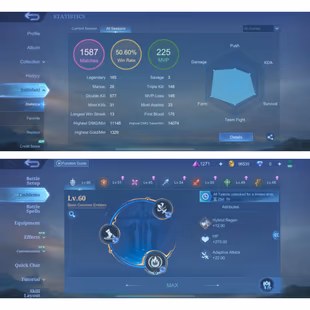 MOONTON | LV 67 🔥SPARKLE RECALL🔁 EPIC VEXANA - VENOM HARLEY & GROCK & GUSION - MSC CLAUDE | HERO 57 | SKIN 75 | BP 96K - Image 3