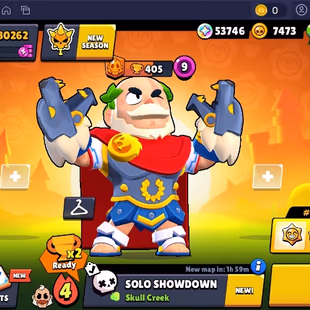 ⭐284 SKINS⭐80.000 TROPHIES | 101 BRAWLERS | 34 HYPERCHARGE | 46 MAX | 57 PRESTIGE | 16 BUFFIES - Image 1