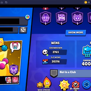 363 SKINS | 82.200 TROPHIES | 100 BRAWLERS | 48 HYPERCHARGE | 53 MAX | 39 PRESTIGE | 26 BUFFIES - Image 6