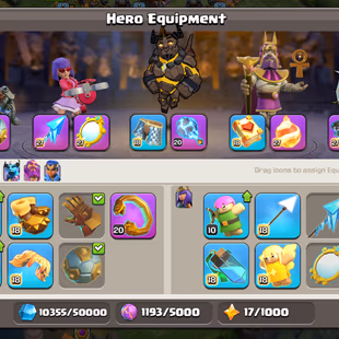 🌟BEST OFFER | TH 18 FULL MAX DEFENCE 🌟HERO 100-100-73-76-52 | EPIC GG[MAX] RS[MAX] EB-26 FA-23 | RARE COSMIC SCENERY  - Image 5