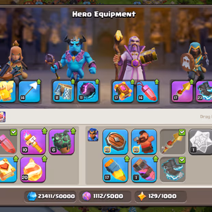 🔥Xp-237🔥 || Th18 || Good Epic Equipment || Heroes 100-100-81-75-50 || 6 Builders || Nc Available || Cheapest Account - Image 6