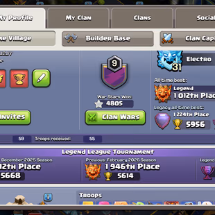 🌟33/35 EQUIPMENT MAX🌟 BEST TH-18 MAX DEFENCE |  ALMOST MAX LAB | 8X RARE SCENERY | 1012 LEGEND RANK | 2X LEAGUE SKIJS - Image 5