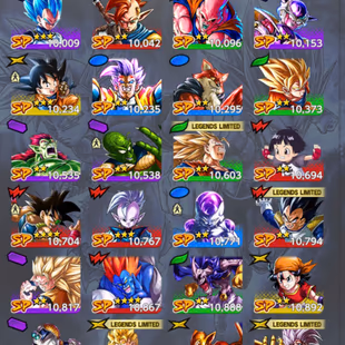 D859-IOS+Android-Nice 10 UL(SS4 Vegeta+SS4 Gogeta+SS Goku+Goku Uis+Cell+Vegito)+30 Legend+Good Equi+Team GT+Goku&Vegeta - Image 5