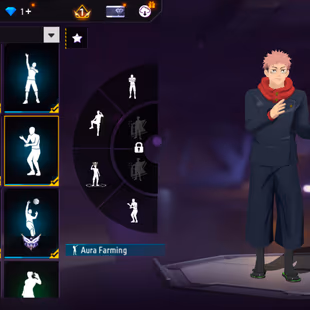 LVL 59 | SUKUNA ITADORI & NARUTO OROCHIMARU BUNDLE | 1 EVO & 9 MYTHIC GUNS | PRIME 2 | OLD EMOTES | INSTANT DELIVER - Image 5