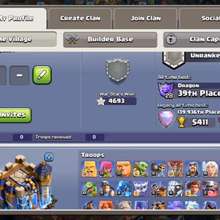 🔥5x Sceneries🔥 || Xp-266 || Th18 || 10k Gems || High Epic Equipment || Heroes 100-102-76-75-50 | 6 Builders | 1913 Cwl - Image 2