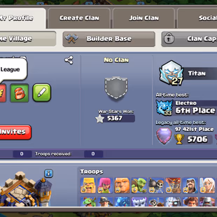 RARE💥FULL MAX TH 18!XP 263!8 EPIC MAX💥HEROS:105-105-95-80-55!NC 1K!MAX DEFANCE!FULL MAX PROFIL!INSTANT DELIVERY  - Image 3