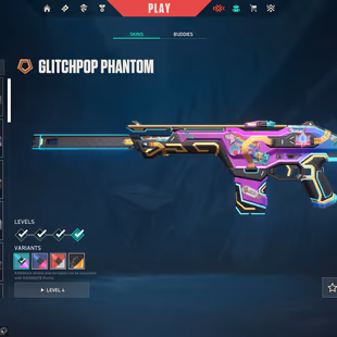 NA | 13 Skins | Glitchpop Phantom | Prime Vandal | 3.9K VP Spent | Unranked | Instant - Image 1