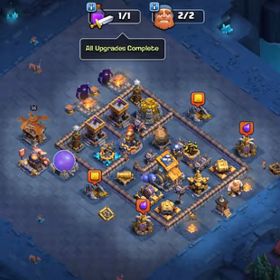 220 🔥 Rare 20000 gems Th18 BEST🔥heros-100-100-90-75-50 ] | best deal | strong troops and defence | nc yes | max b.base - Image 7