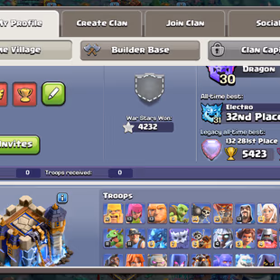 🔥15x sceneries🔥 || 66 Skins || Th18 || Xp-266 || High Epic Equipment || 6 Builders || NC 1k Gems || Almost Max - Image 2