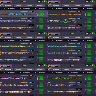 🌟LEVEL 416🌟20/20 LEGENDARY CUES OPEN || 500 MILLION COINS || RENAME AVAILABLE || OLD RARE COLLECTION || 70 BERLIN RING - Image 4