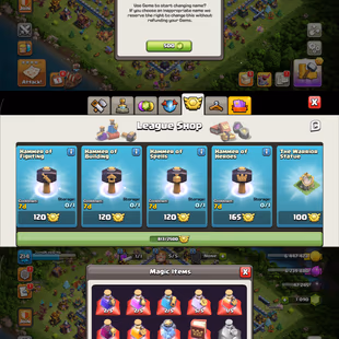 PREMIUM TH-14! XP-214! EPIC FIREBALL! ALMOST MAX DEFENSE! HEROES:-48-52-42-25-22! ALL PETS! FAST DELIVERY - Image 4