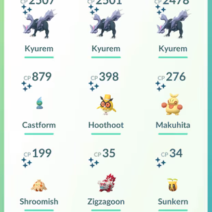 LEVEL 50 [] 3x SHINY LEGENDARY [] SHINY KYUREM TRADABLE [] 1.6M STARDUST [] ZEKROM RESHIRAM [] 28 LEGENDARY  - Image 6