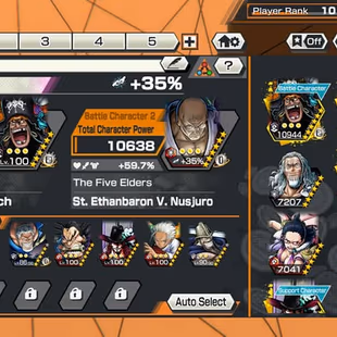 [3957] [ ANDROID ] 6 EX META - CAN 5 MAX - Nusjuro + Blackbeard + Light Luffy + Garp + Shanks , 2075 gems Android + 2917 - Image 7