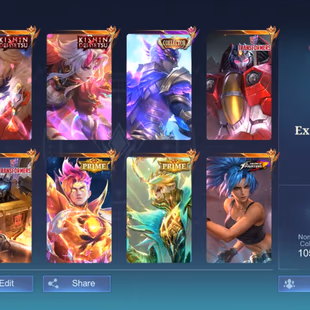 HYPER BASED PREMIUM ACCOUNT|| 555 | HIGHEST RANK  || GRAND 8 || |EXQUISITE 8 || EXALTED 3  || SKINS 301 || HEROS 130 ||  - Image 4