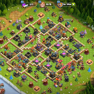 EXCLUSIVE TH-17 [ALL EPIC EQUIPMENTS] HERO 100-100-74-74-49 | XP-251 | 6 BUILDERS | 2.5K WAR STAR | ALMOST MAX DFNC| - Image 2