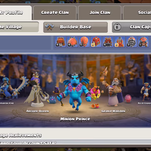 BEST DEAL | TH18 CLOSE MAX | WASTELAND SCENERY | GG-MAX!EB-MAX | HERO-105-105-70-76-50 | 229-XP| NICE SKINS-SCENERY  - Image 5