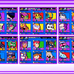 [ CHEAPEST ]  87K TROPHIES || 98 BRAWLERS || 34 MAX || 30 HYPERCHARGED || 300 SKINS || INSTANT DELIVERY  - Image 6
