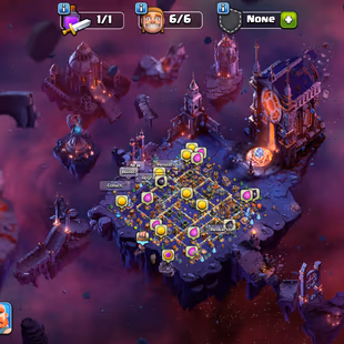 💫[ PREMIUM TH-17 - COSMIC SCENERY [RARE] 💫 FA [23] | FB-EB [20] | LVL 16-17 WALLS | HEROS: 70-80-50-51-35 || NICE DEF - Image 1