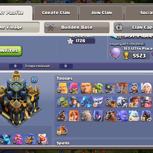 Th17Almost max | Hero-100-100-72-50 | Equipment-15-Epic Almost Max | XP-210 | Defence Wall Almost Max | NC-Yes | BEST-DE - Image 3