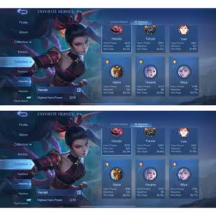 MOONTON | LV 73 🔥CC NATA - LB TIGREAL - DT KIMMY & MASHA - BLAZING ESME - SUMMER FARAMIS💖 HERO 68 | SKIN 94 | BP 43K - Image 4