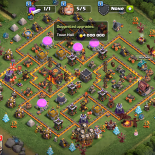 TH 10 FULL Maxed !! 2 Epic Equipment !! 570 Cwl Medals !! Namechange Free !! Magic Items !! 620 Gems  - Image 1