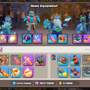 15/15 EPIC MAXED | TH-18 FULL MAX | 6X HEROES MAXED | LAB/DEFENCE/ WALLS FULL MAXED | 6X RARE SCENERY | DRAGON SET - Image 6