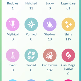 0P🔥Level 70 💎 Shiny 119 |Legendary 81 |Shiny legendary 2 |Shiny location bg pikachu |Hundo 10 |Galar moltres zap - Image 3