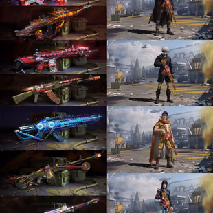 Mythic AK117 🔴 10 Legendary 🔴 FFAR 1 Fire and Fury - Kurohana 68 - Bass Drop - 389 Epic Guns - Skins Loaded Acc - D69  - Image 2