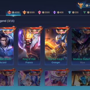 M351|LVL99|132HEROES|457SKIN|MEGACOLLECTORIII|3LEGEND|3JUJUTSUKAISEN|6KOF|2STARWARS|LANCELOTKINSHIN|3TRANSFORMERS|LEGEND - Image 8