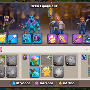 🔥[1100 CWL MEDALS-PREMIUM TH-14]🔥[6EPIC-S.BALL MAX-E.BOOT] | HERO-64-61-13-39-23 |  NC FREE | NEAR MAX DEF | LOW PRICE - Image 6