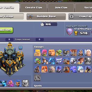 🔥EPIC FB-EB MAX!GG-SB-FA-MM-RS 26 LVL🔥XP 243!TH 17 NEAR MAX!HEROS:100-100-90-75-50!MAX WALLS!MAX DEFANCE!GOOD TROOS - Image 3