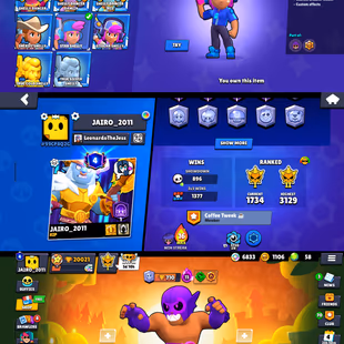 Star Shelly Rare Skin⭐Brawler 78 Unlock⭐Trophy 20K [] Max 13x [] Hyper 8x [] Skins 113x [] Billing 6833 [] BEST-DEAL - Image 1