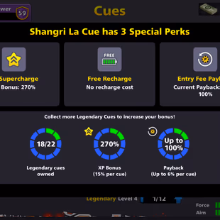 7.2B COINS ACCOUNT | GOLDEN UNIQUE | Level 212 | 18 Legendary Cues | 2 Cues MAX | Fresh Account - Image 4