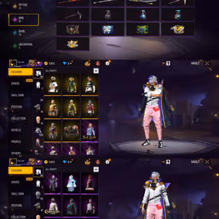 iOS/Android - Server MENA - Level 58 - Set 49 - Emote 19 - Weapon 141 -Artifact 2 - Mythic 23 - Epic 37 - Code1470 - Image 6