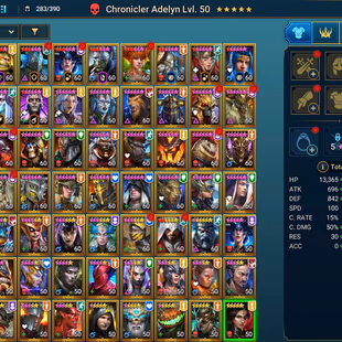 LV100  - Power 7M - 44 Champions LV 60 -  75 Legend - 11 Void  - Image 2