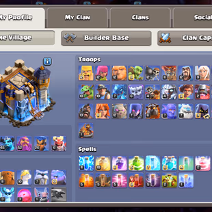 285-XP🔥COSMIC SCENERY🔥TH18 CLOSE MAX!! HIGH SEAS SCENERY!! HEROES 81!80!45!52!26!6!! OBSTACLES BASE DECORATED  - Image 7