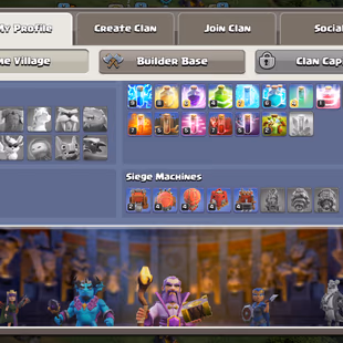 Th13 Full Max [2200-CWL Medel] | Hero-75-75-50-25 | Equipment-13-Epic Almost Max | XP-125 | Defence Max | NC-Yes | BEST- - Image 4