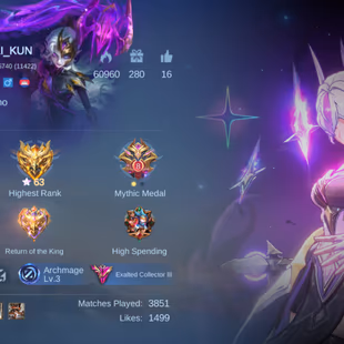 PL417|Lvl 64|EXALTED CC 3|ALL EMBLEM MAX|334 SKIN|63 HIGH WR|MASHA KOF|2 ASPIRANTS(VEXANA,CHANGE)|SAKURA KALEA|2 COLLEC - Image 2